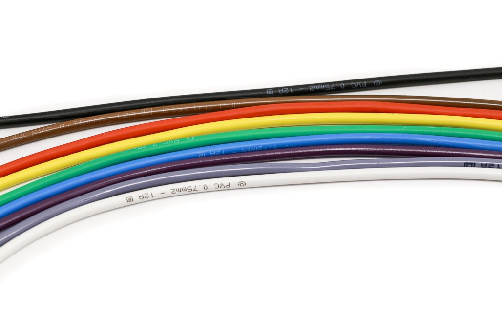 Silicone Insulation Test Cable Colours